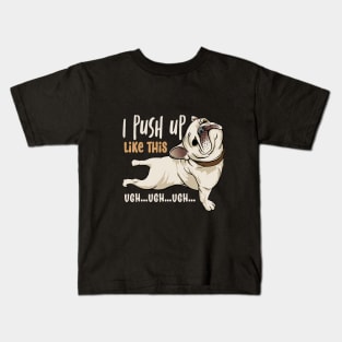 Fun Doggy Exercise Kids T-Shirt